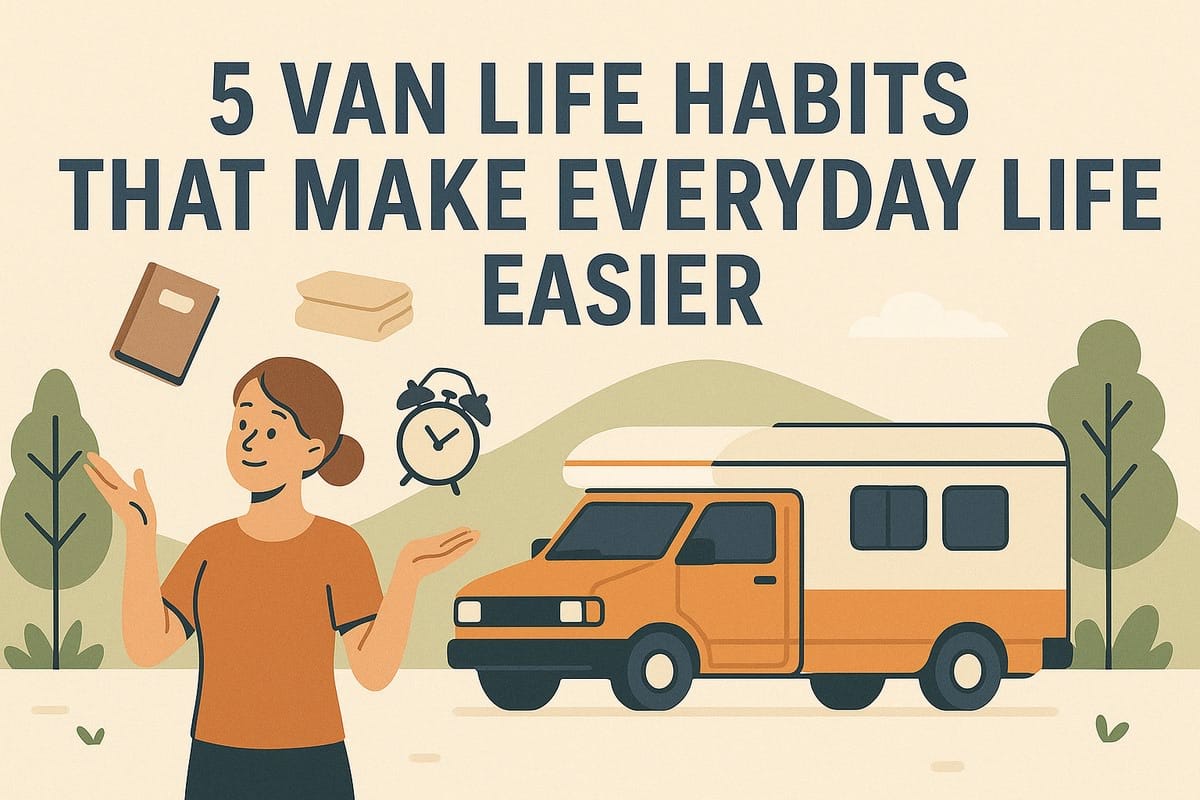 5 Van Life Habits That Make Everyday Life Easier (and Keep You From Losing Your Mind)