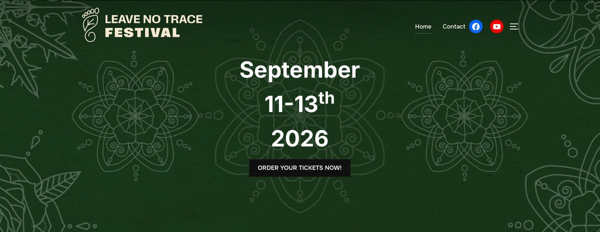 Leave No Trace Festival - A New Vanlife Festival