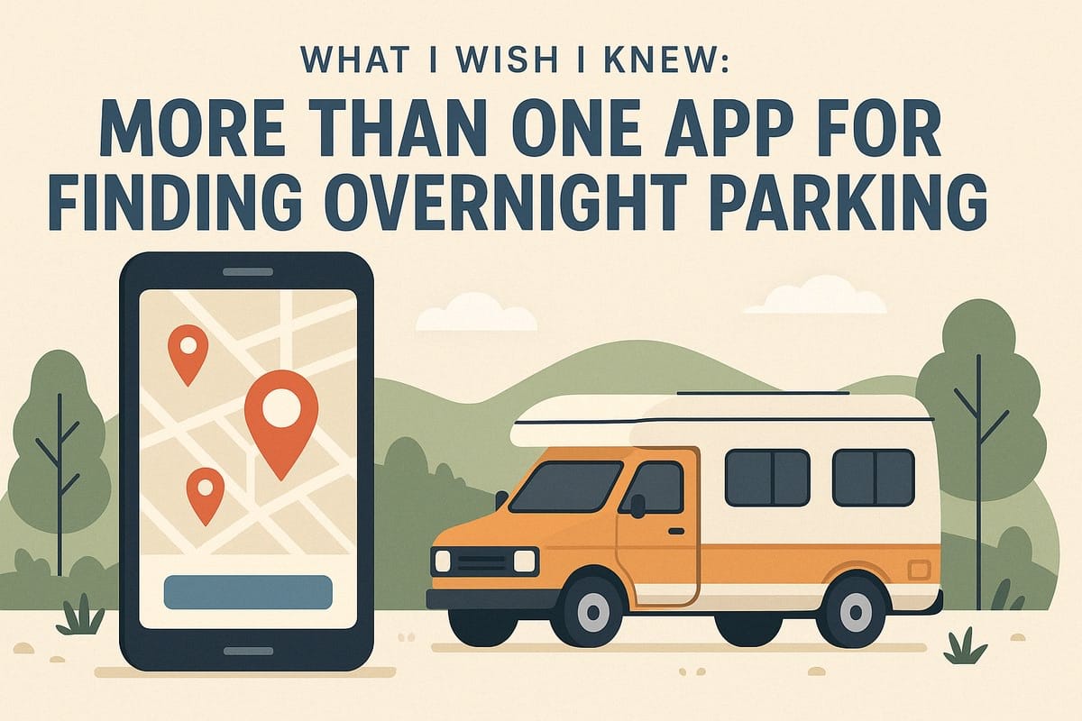 Must have parking apps for Van life 2025