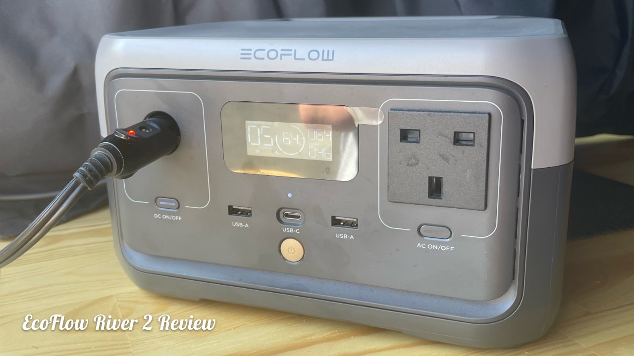 Low wattage coffee maker powered by Ecoflow River 