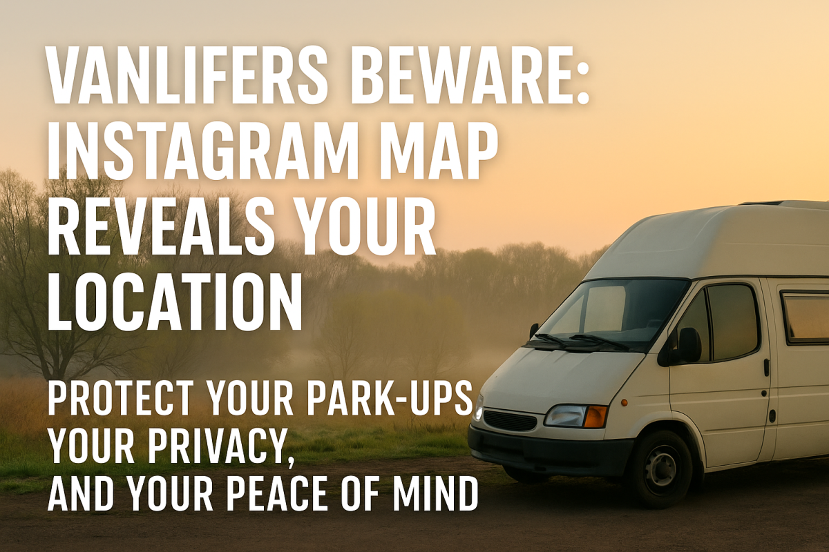 Vanlifers beware instagram map privacy